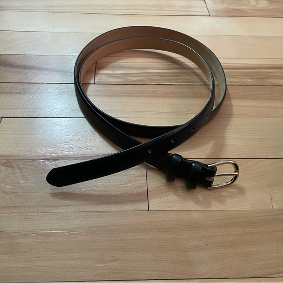 Banana Republic black leather belt XXL - Picture 6 of 12